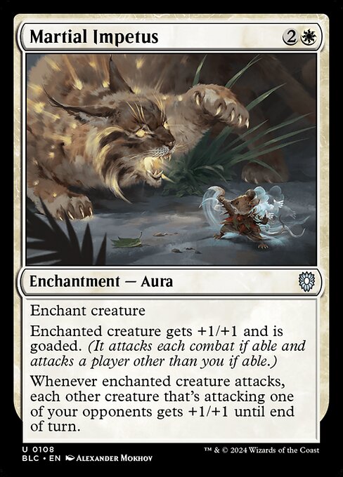 Martial Impetus (Bloomburrow Commander)