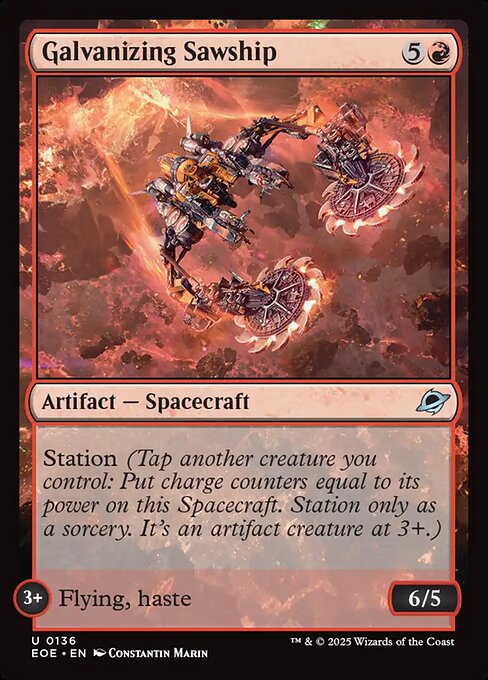 Galvanizing Sawship (Edge of Eternities)