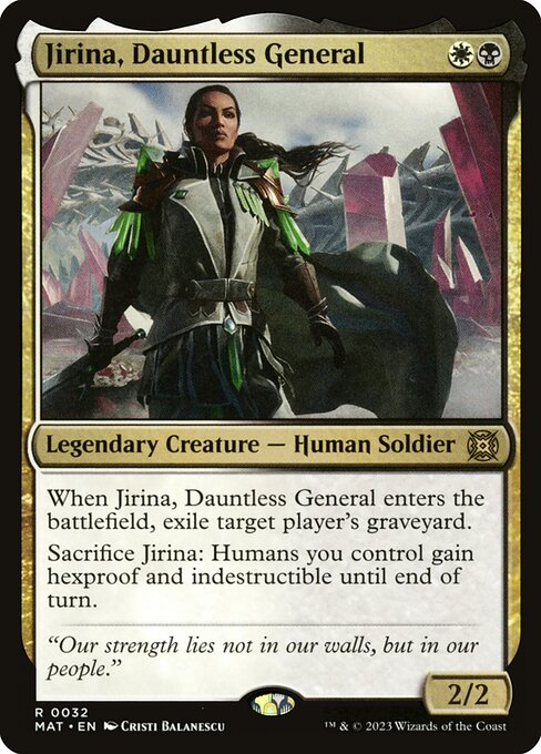 Jirina, Dauntless General (March of the Machine: The Aftermath)
