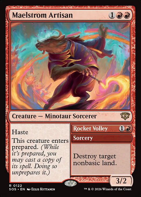Maelstrom Artisan // Rocket Volley (Secrets of Strixhaven)