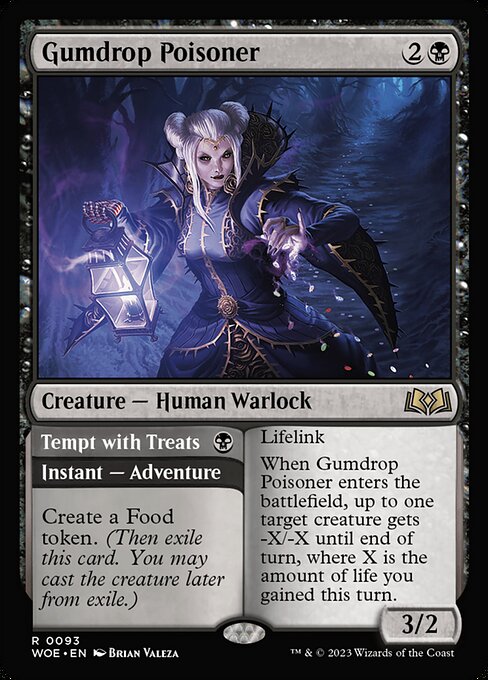 Gumdrop Poisoner // Tempt with Treats (Wilds of Eldraine)