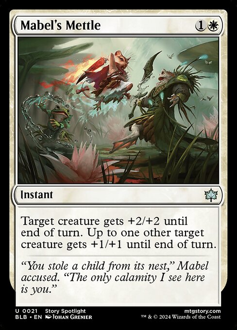 Mabel's Mettle (Bloomburrow)