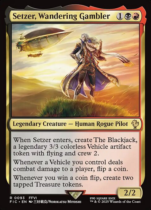 Setzer, Wandering Gambler (Final Fantasy Commander)