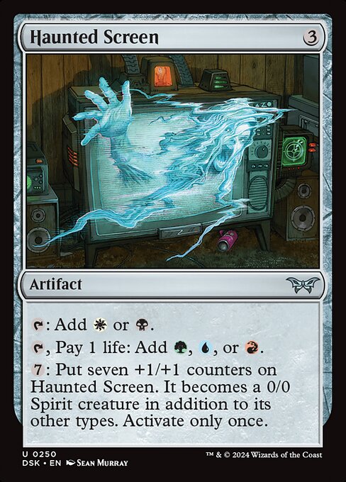 Haunted Screen (Duskmourn: House of Horror)
