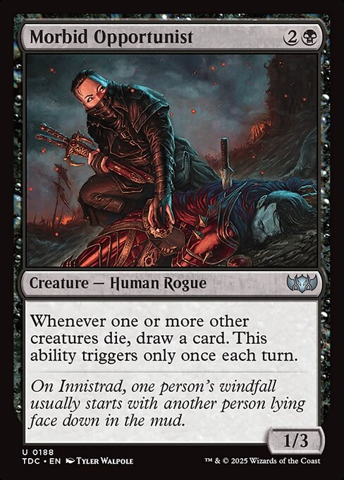 Morbid Opportunist (Tarkir: Dragonstorm Commander)