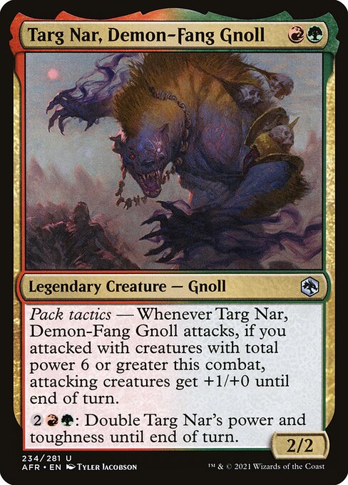 Targ Nar, Demon-Fang Gnoll (Adventures in the Forgotten Realms)