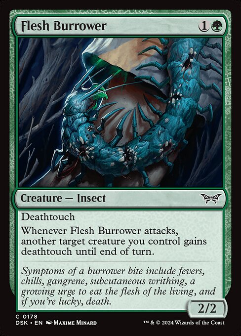 Flesh Burrower (Duskmourn: House of Horror)
