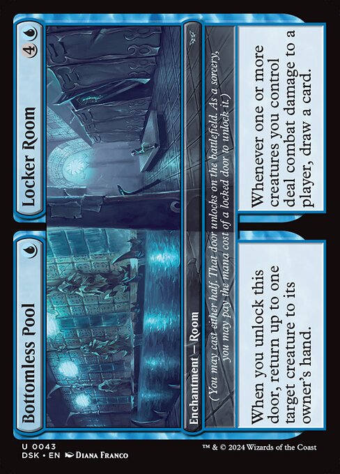Bottomless Pool // Locker Room (Duskmourn: House of Horror)