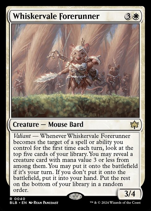 Whiskervale Forerunner (Bloomburrow)