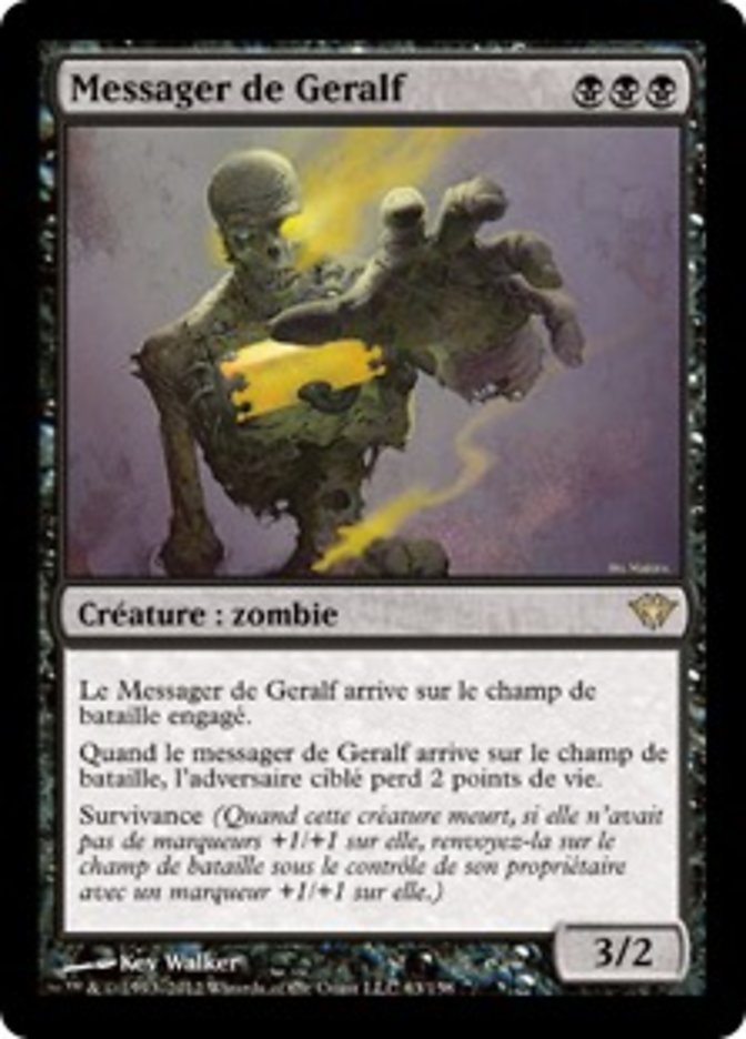 Geralf's Messenger (Dark Ascension) French