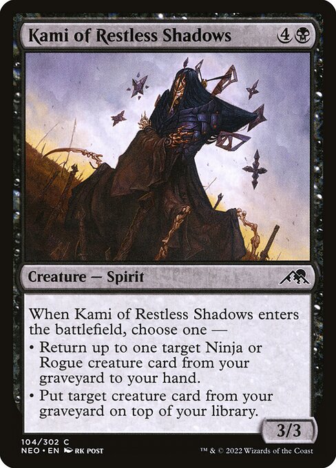 Kami of Restless Shadows (Kamigawa: Neon Dynasty)