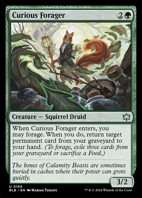 Curious Forager (Bloomburrow)
