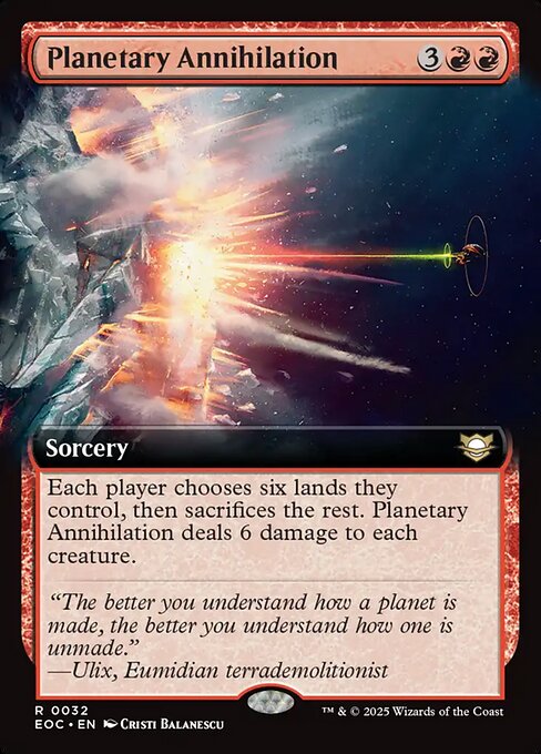 Planetary Annihilation (Edge of Eternities Commander)