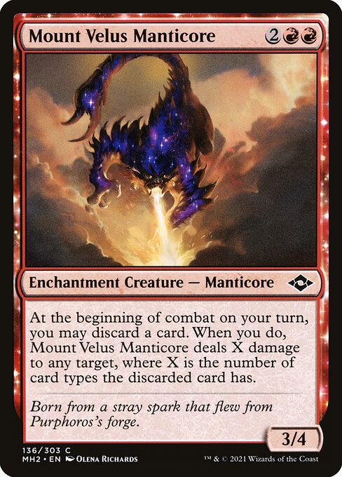 Mount Velus Manticore (Modern Horizons 2)