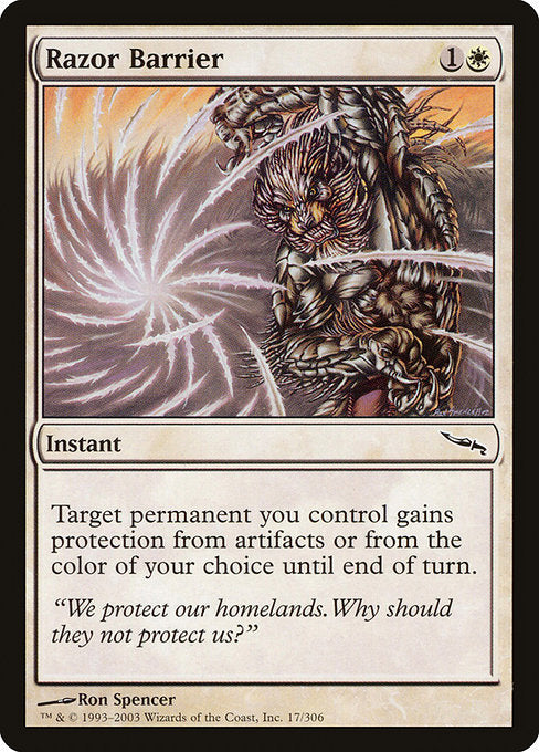 Razor Barrier (Mirrodin)