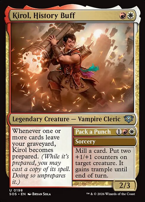 Kirol, History Buff // Pack a Punch (Secrets of Strixhaven)