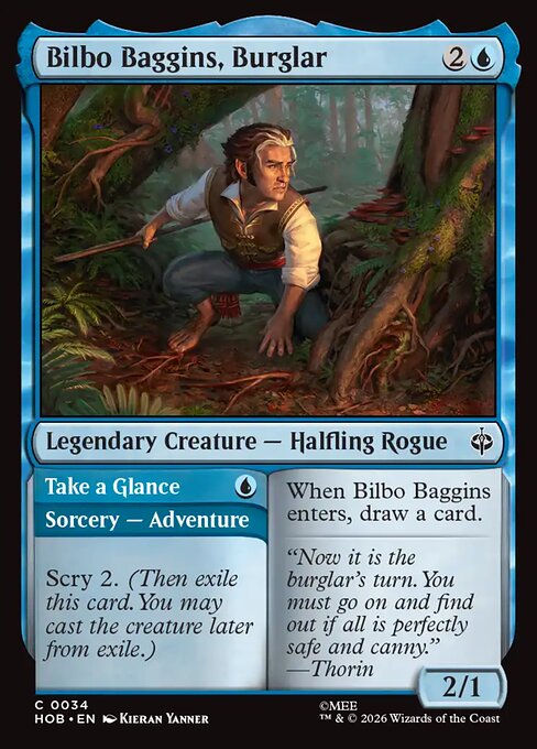 Bilbo Baggins, Burglar // Take a Glance (The Hobbit)