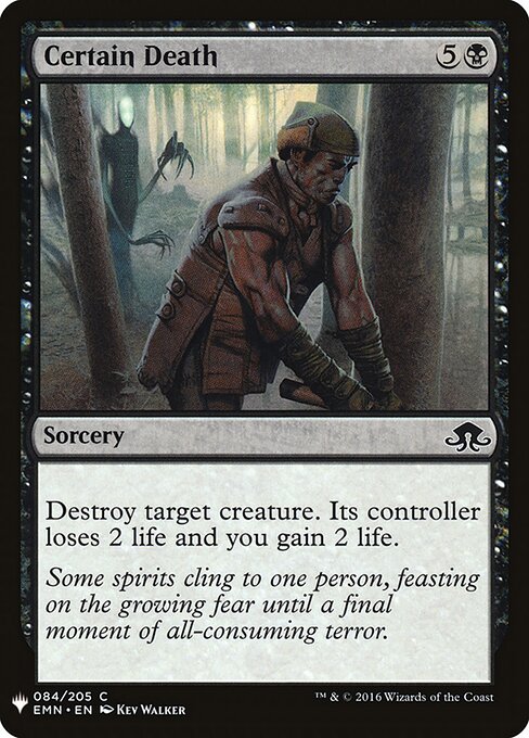 Certain Death (The List)
