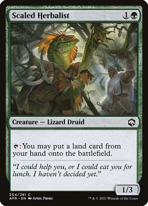Scaled Herbalist (Adventures in the Forgotten Realms)