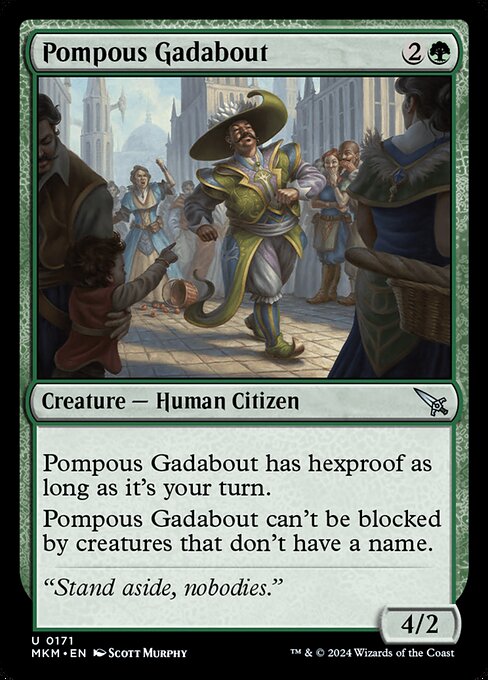 Pompous Gadabout (Murders at Karlov Manor)
