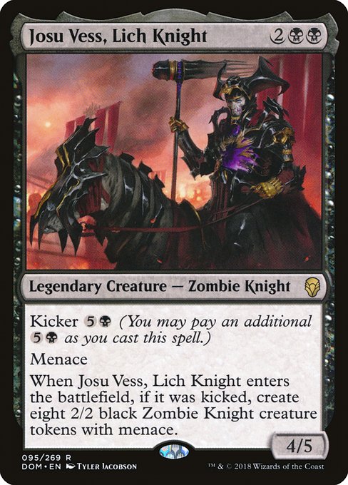 Josu Vess, Lich Knight (Dominaria)