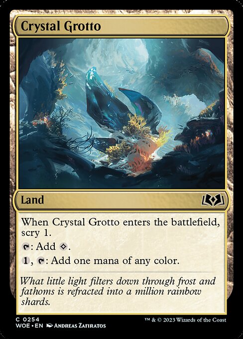 Crystal Grotto (Wilds of Eldraine)