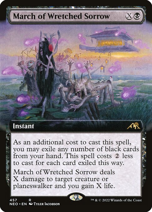 March of Wretched Sorrow (Kamigawa: Neon Dynasty)