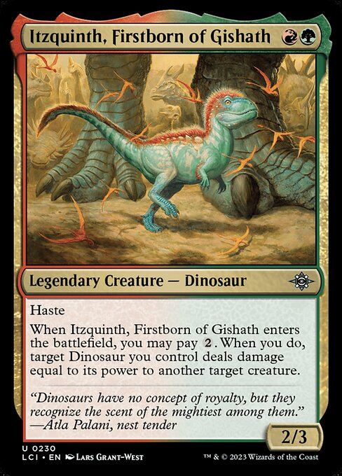 Itzquinth, Firstborn of Gishath (The Lost Caverns of Ixalan)