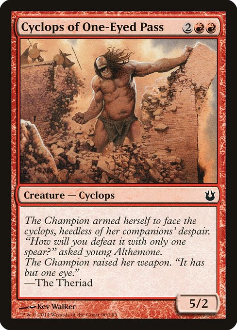 Cyclops of One-Eyed Pass (Born of the Gods)