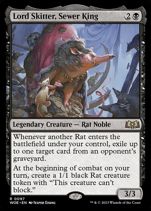 Lord Skitter, Sewer King (Wilds of Eldraine)
