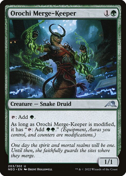 Orochi Merge-Keeper (Kamigawa: Neon Dynasty)