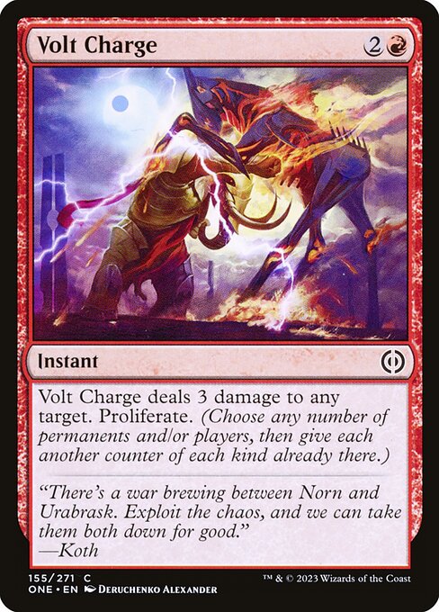 Volt Charge (Phyrexia: All Will Be One)