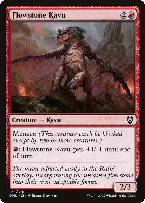 Flowstone Kavu (Dominaria United)