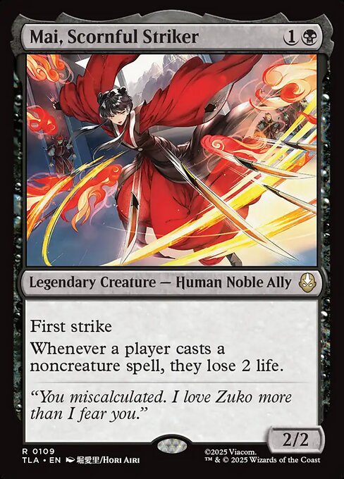 Mai, Scornful Striker (Avatar: The Last Airbender)