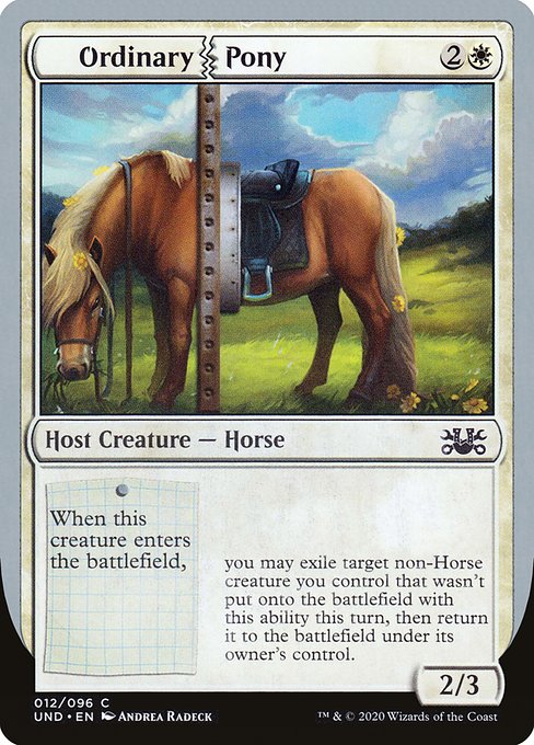 Ordinary Pony (Unsanctioned)