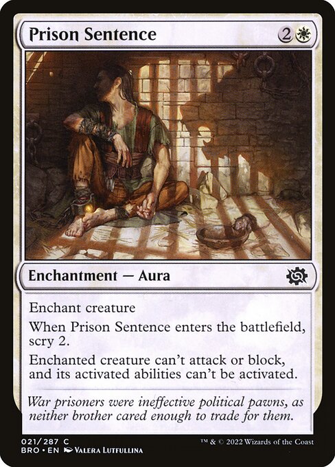 Prison Sentence (The Brothers' War)