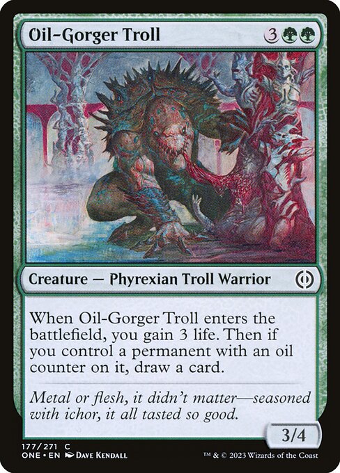 Oil-Gorger Troll (Phyrexia: All Will Be One)