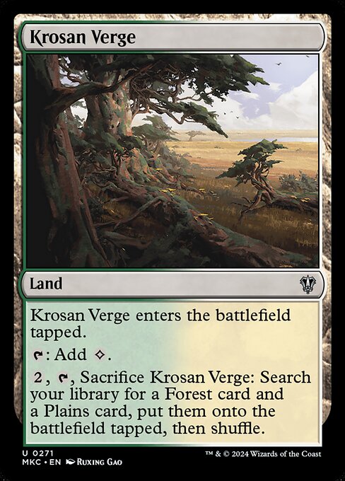 Krosan Verge (Murders at Karlov Manor Commander)