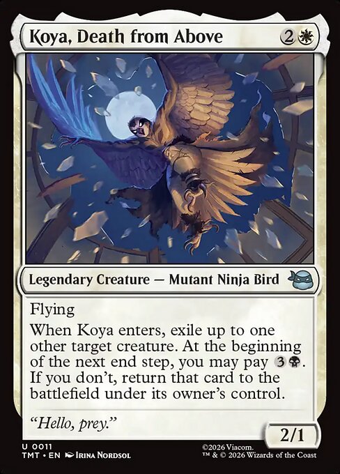 Koya, Death from Above (Teenage Mutant Ninja Turtles)