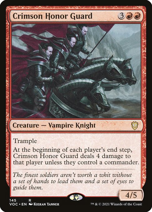 Crimson Honor Guard (Crimson Vow Commander)