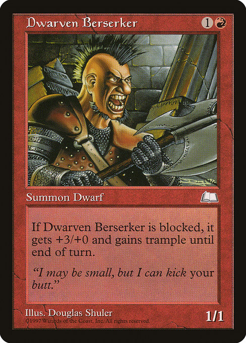 Dwarven Berserker (Weatherlight)