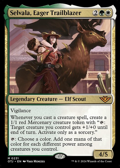 Selvala, Eager Trailblazer (Outlaws of Thunder Junction)