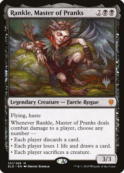 Rankle, Master of Pranks (Throne of Eldraine Promos)
