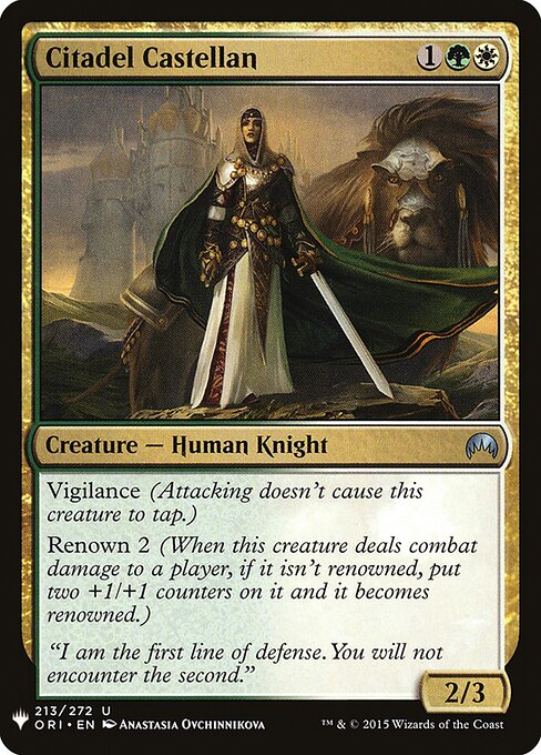Citadel Castellan (The List)