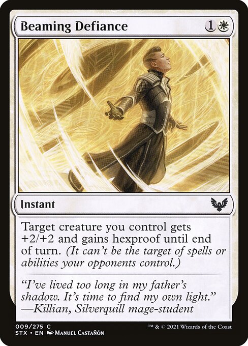 Beaming Defiance (Strixhaven: School of Mages)