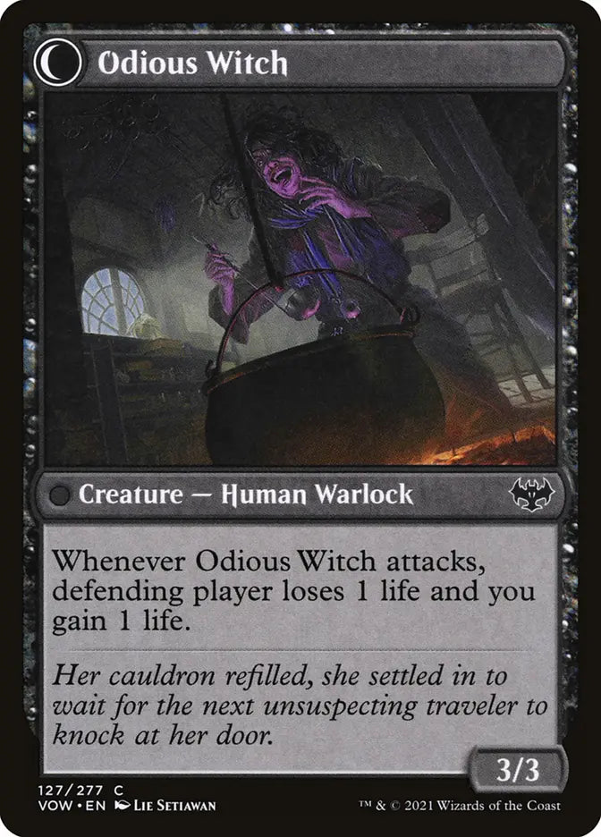 Ragged Recluse // Odious Witch (Innistrad: Crimson Vow)