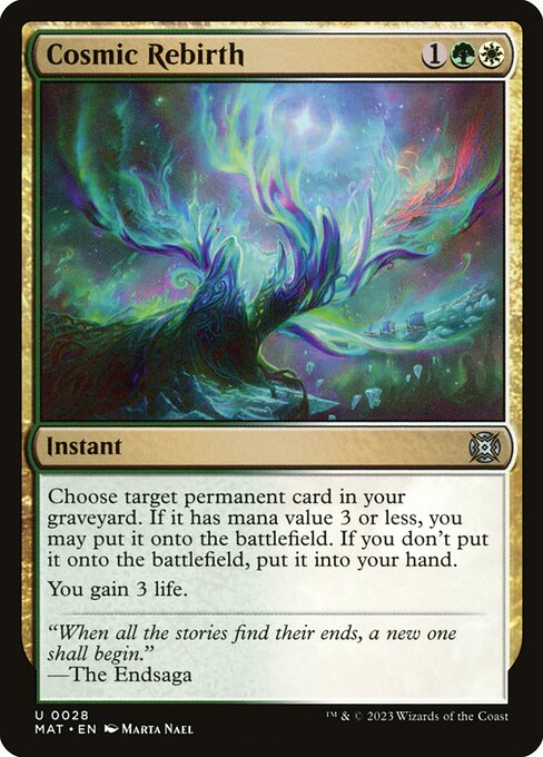 Cosmic Rebirth (March of the Machine: The Aftermath)