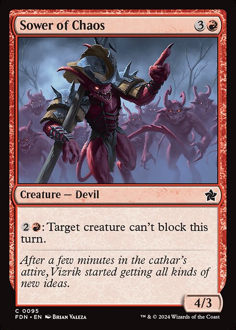 Sower of Chaos (Foundations)