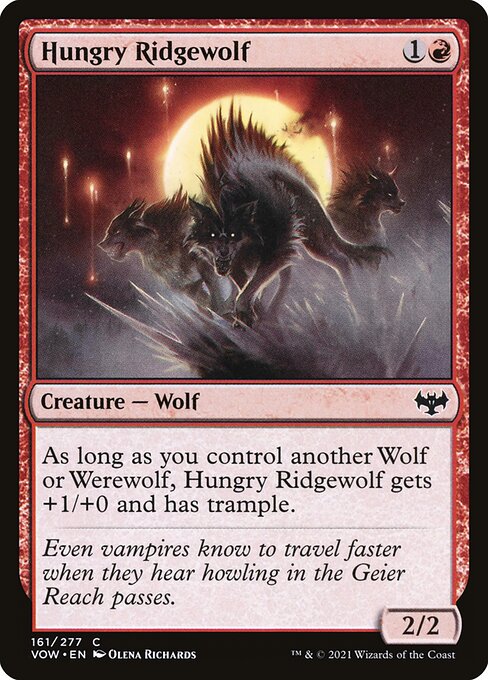 Hungry Ridgewolf (Innistrad: Crimson Vow)