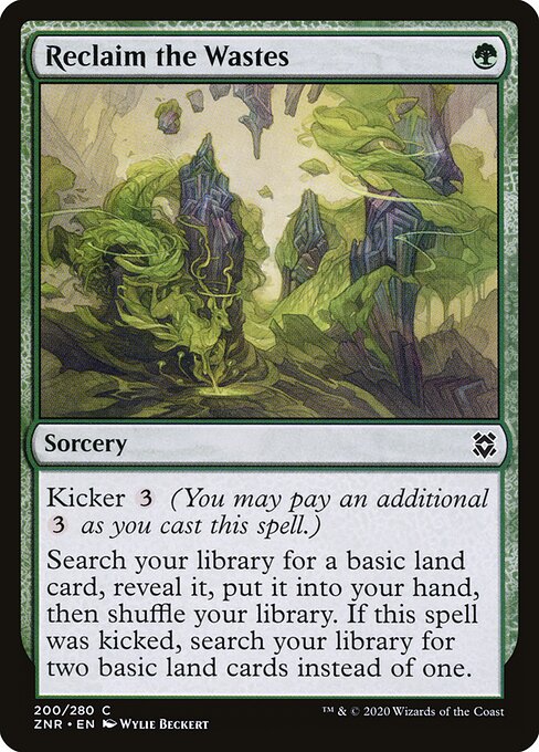 Reclaim the Wastes (Zendikar Rising)